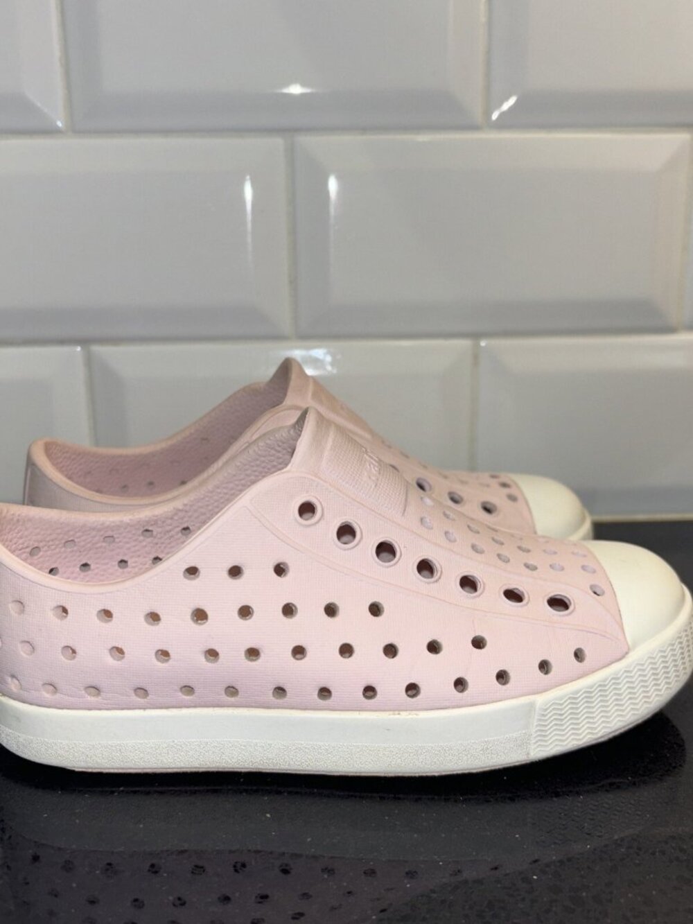Native Shoes Jefferson Light Pink Kids Slip On Water Shoes Toddler Size C10